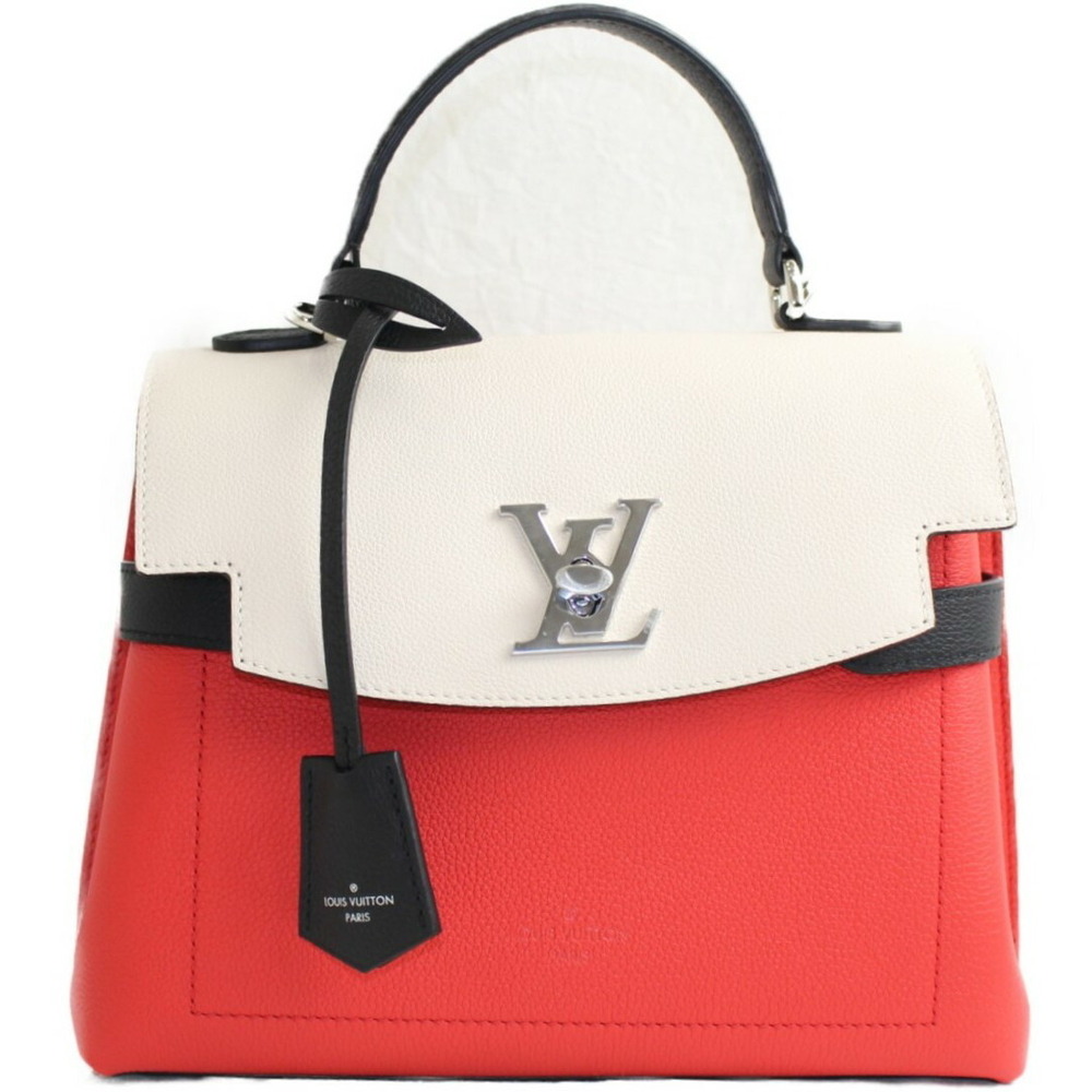 LOUIS VUITTON Lock Me Ever Soft Calf Leather Quartz Kabuki Handbag Shoulder LV